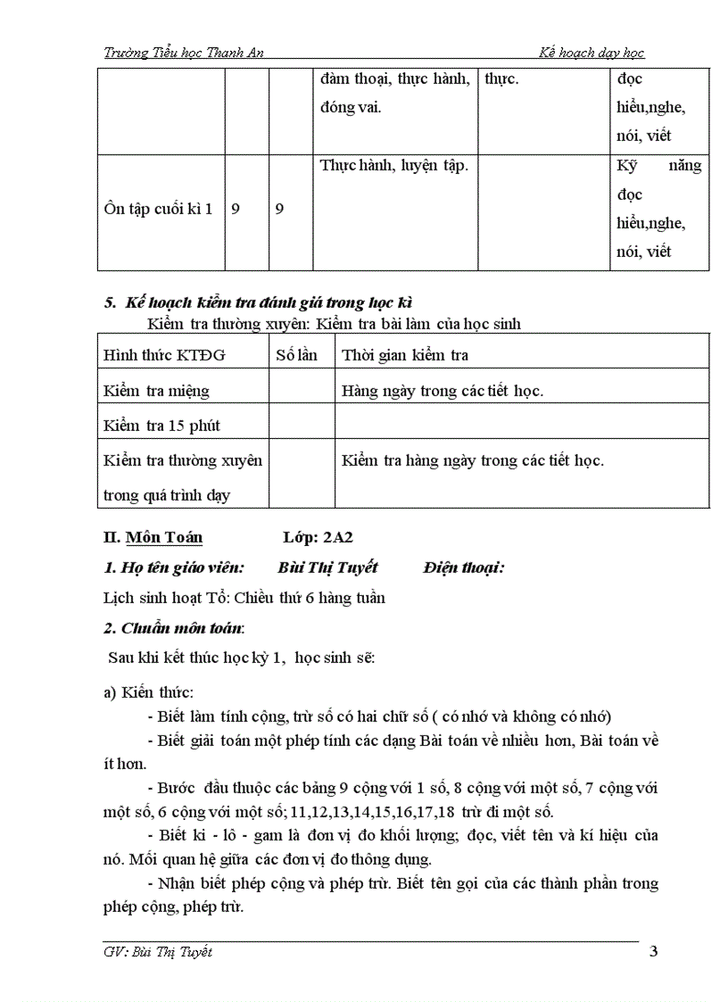 image for page Ke hoach day hoc lop 2