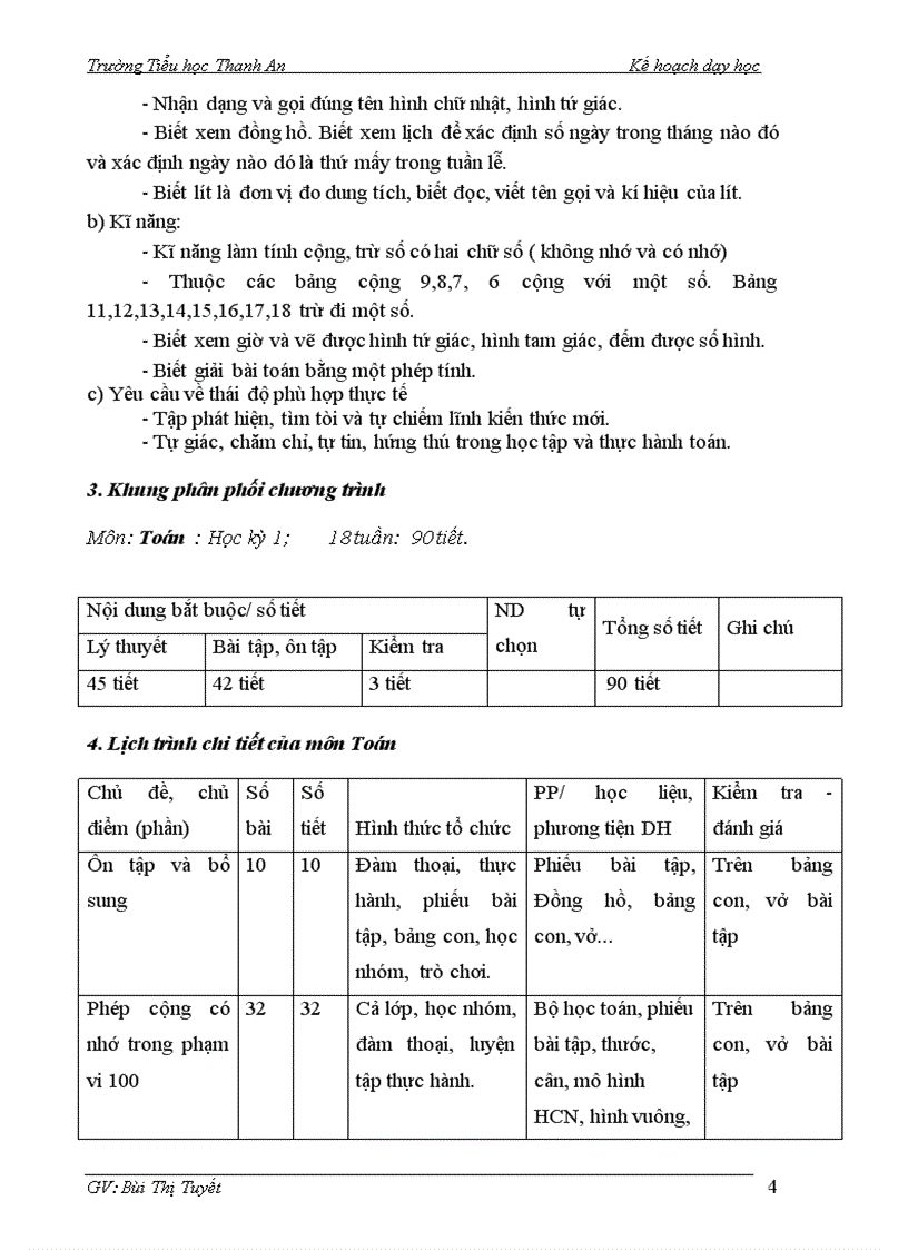 image for page Ke hoach day hoc lop 2