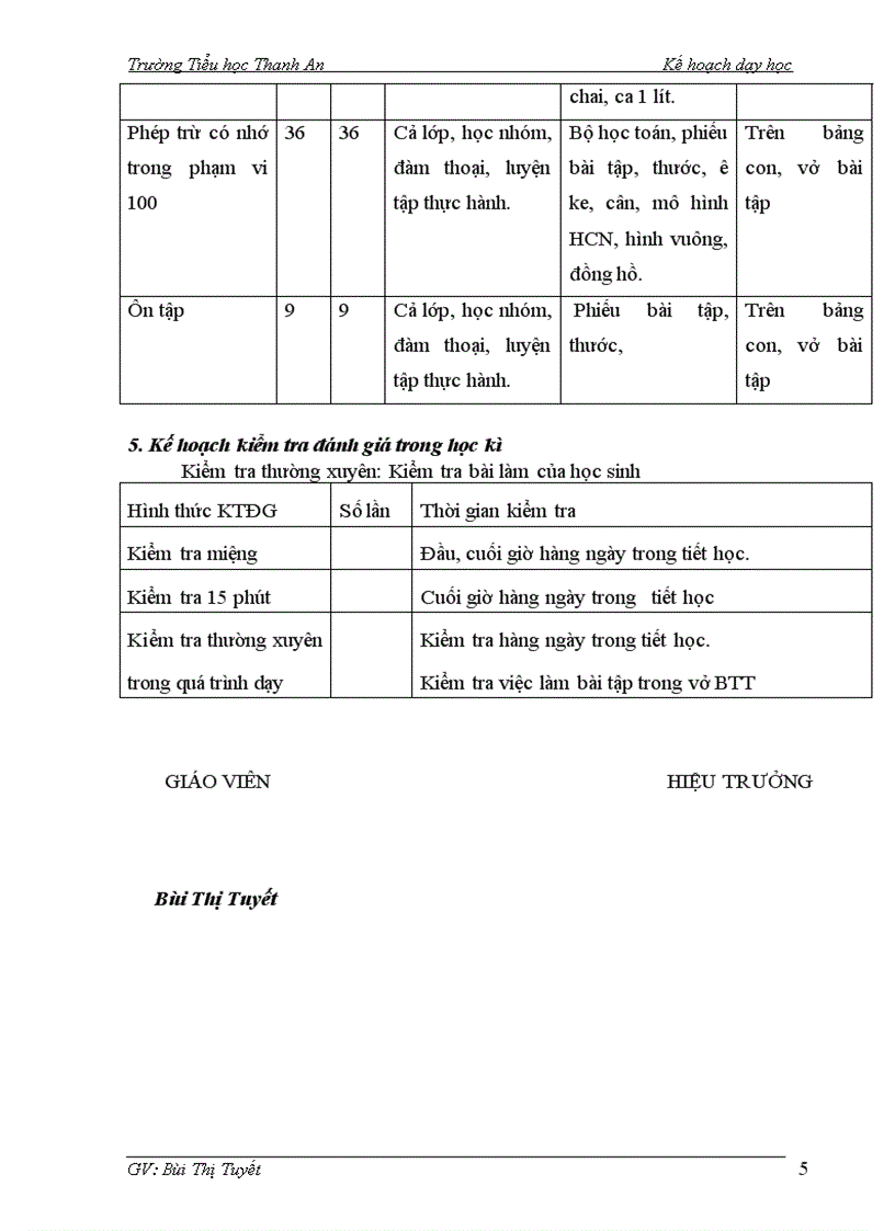 image for page Ke hoach day hoc lop 2