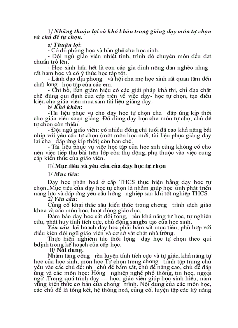 image for page Ke hoach day hoc Tu chon