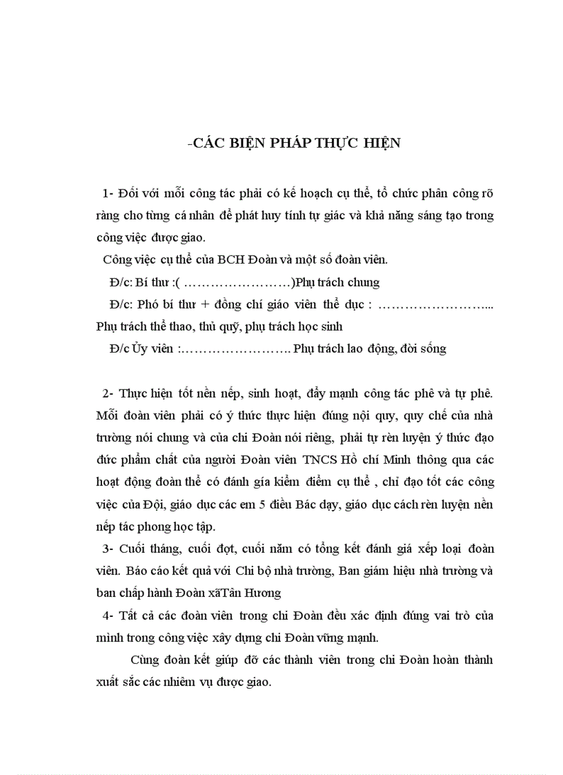 image for page Kế hoạch Đoàn TNCS năm 2010 2011