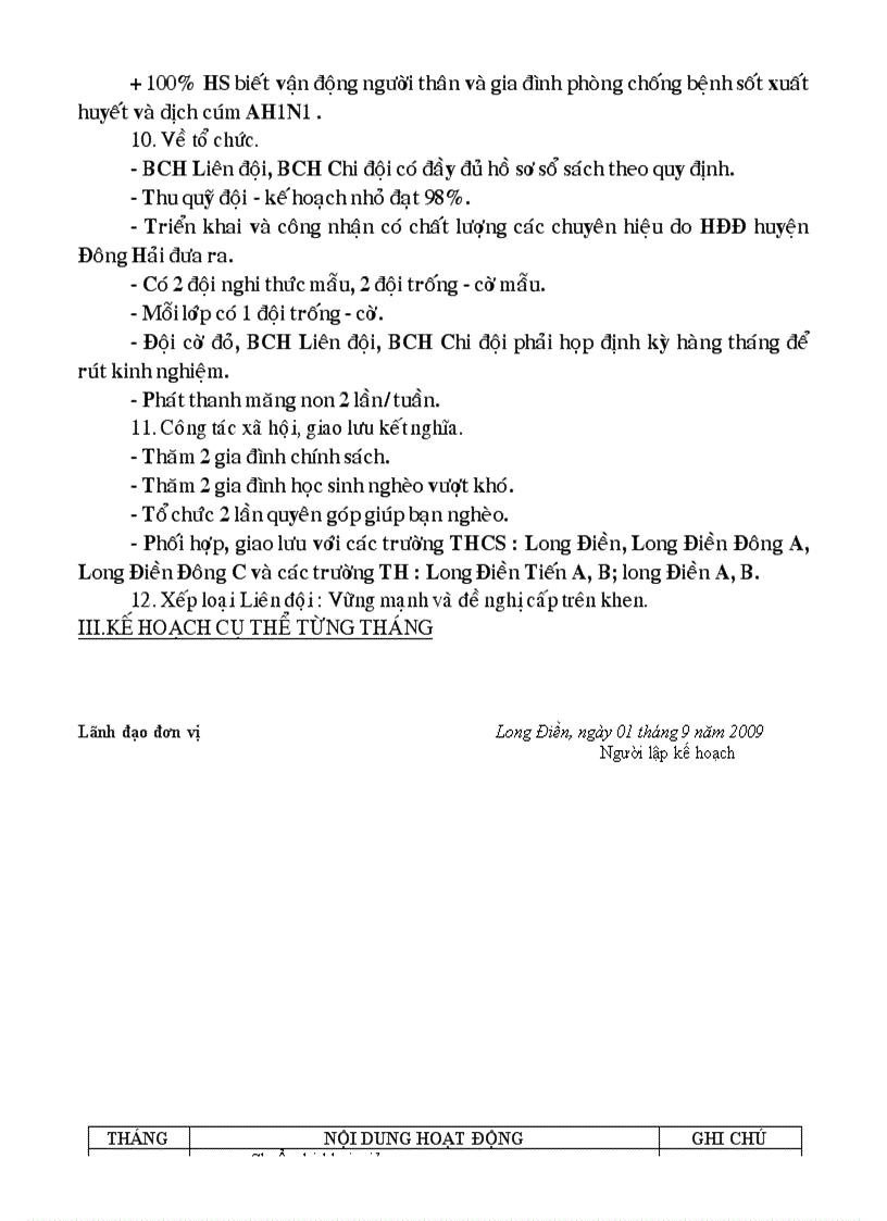 image for page Kế hoạch đội tntp hcm 2009 2010