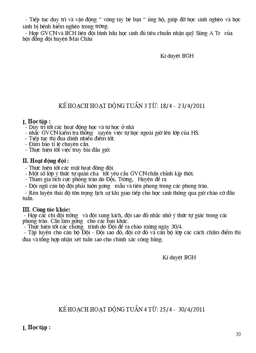 image for page Kế hoạch đội TNTPHCM