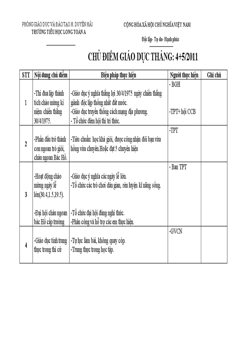 image for page Kế hoạch giáo dục đạo đức phần 2