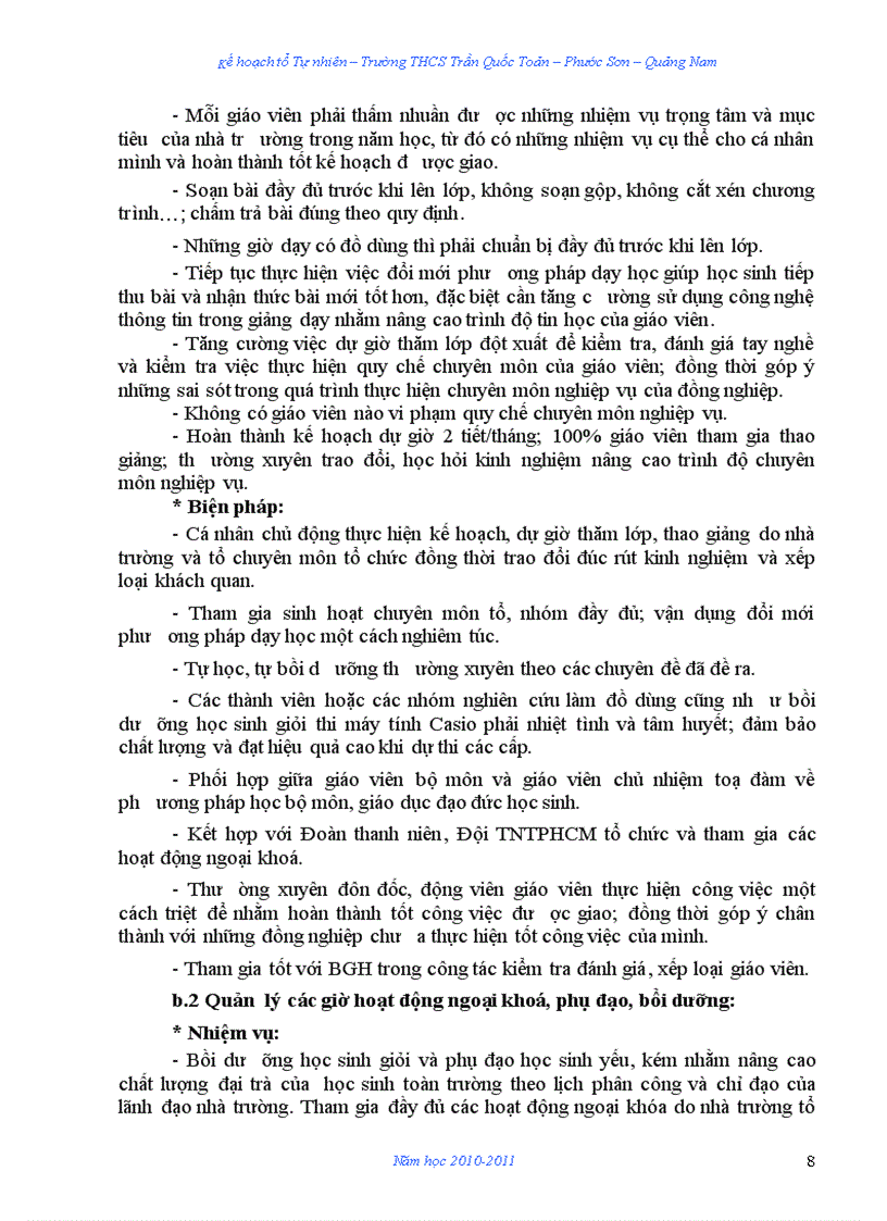 image for page Kế hoạch hđộng của tổ chuyên môn