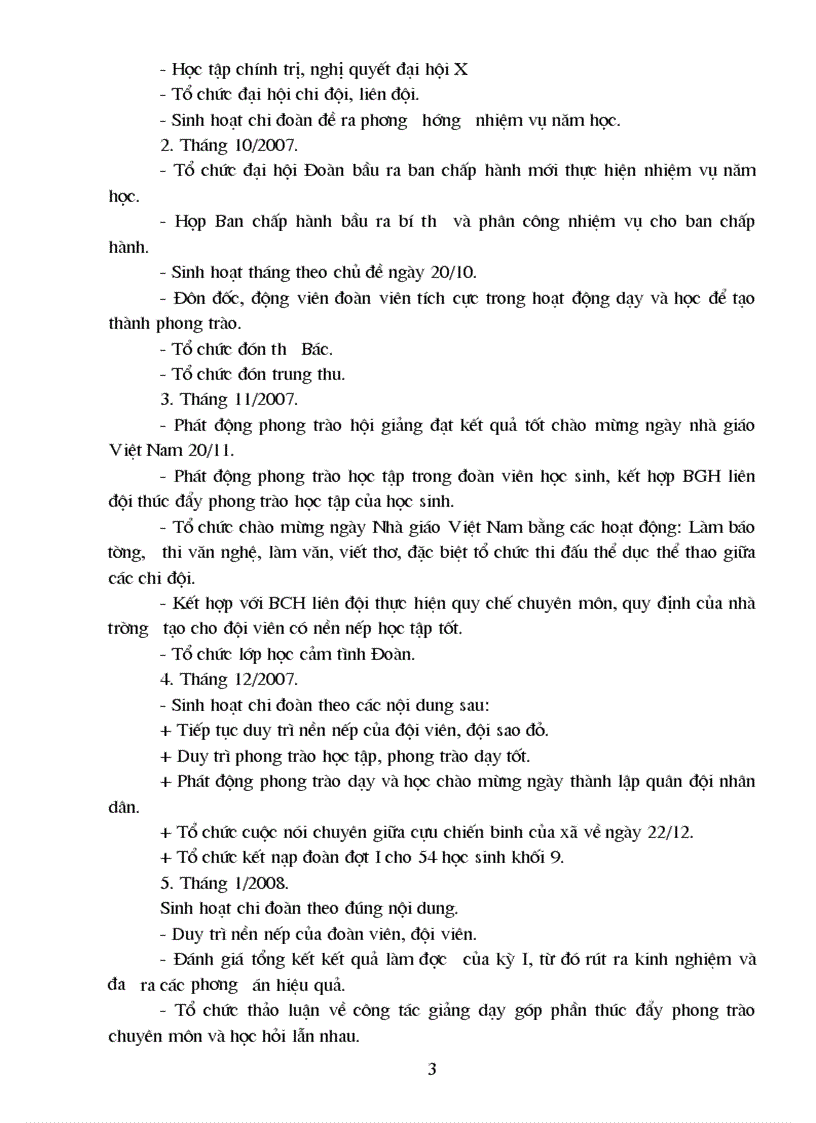 image for page Ke hoach hoat dong chi Doan