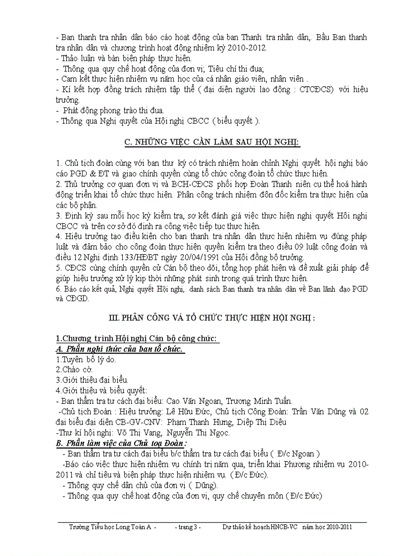 image for page Kế hoạch Hôi nghị CNVC 2010 2011