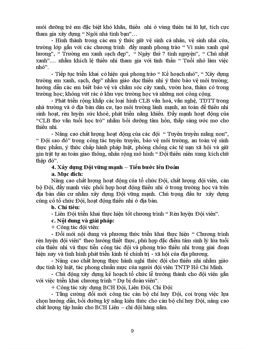 image for page Kế hoach liên đội 2011 2012