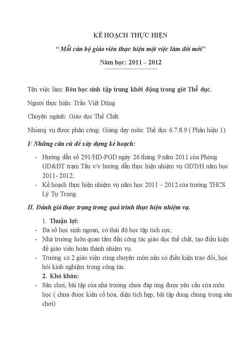 image for page Kế hoạch một việc làm đổi mới