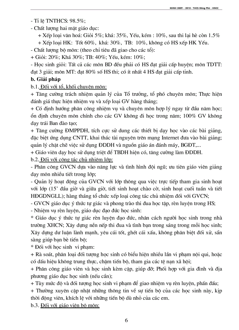 image for page Kế hoạch năm học 2009 2010 trường thcs đông phú