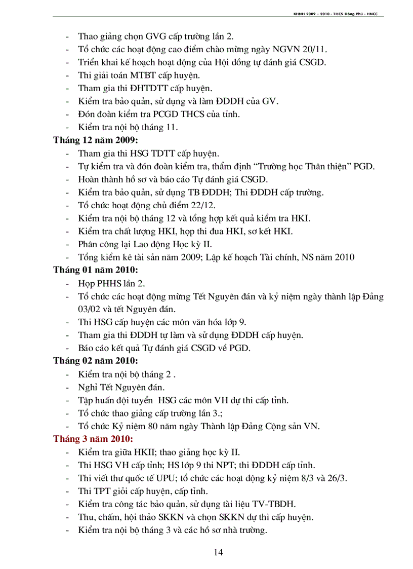 image for page Kế hoạch năm học 2009 2010 trường thcs đông phú