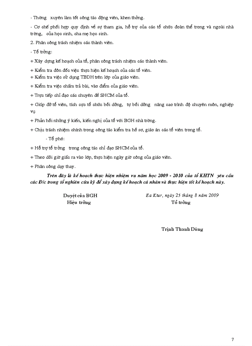 image for page Kế hoach năm học tổ tự nhiên