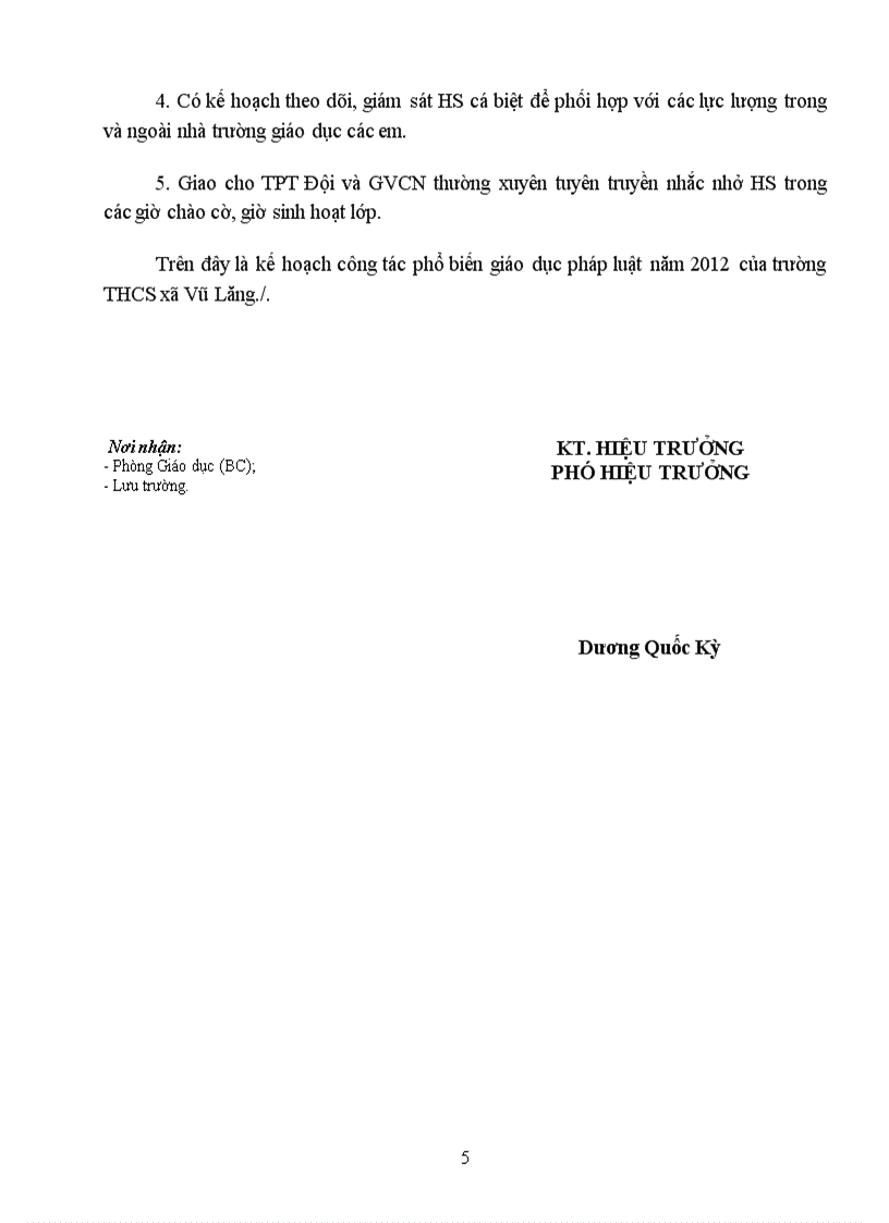 image for page Kế hoạch PBGDPL 2012