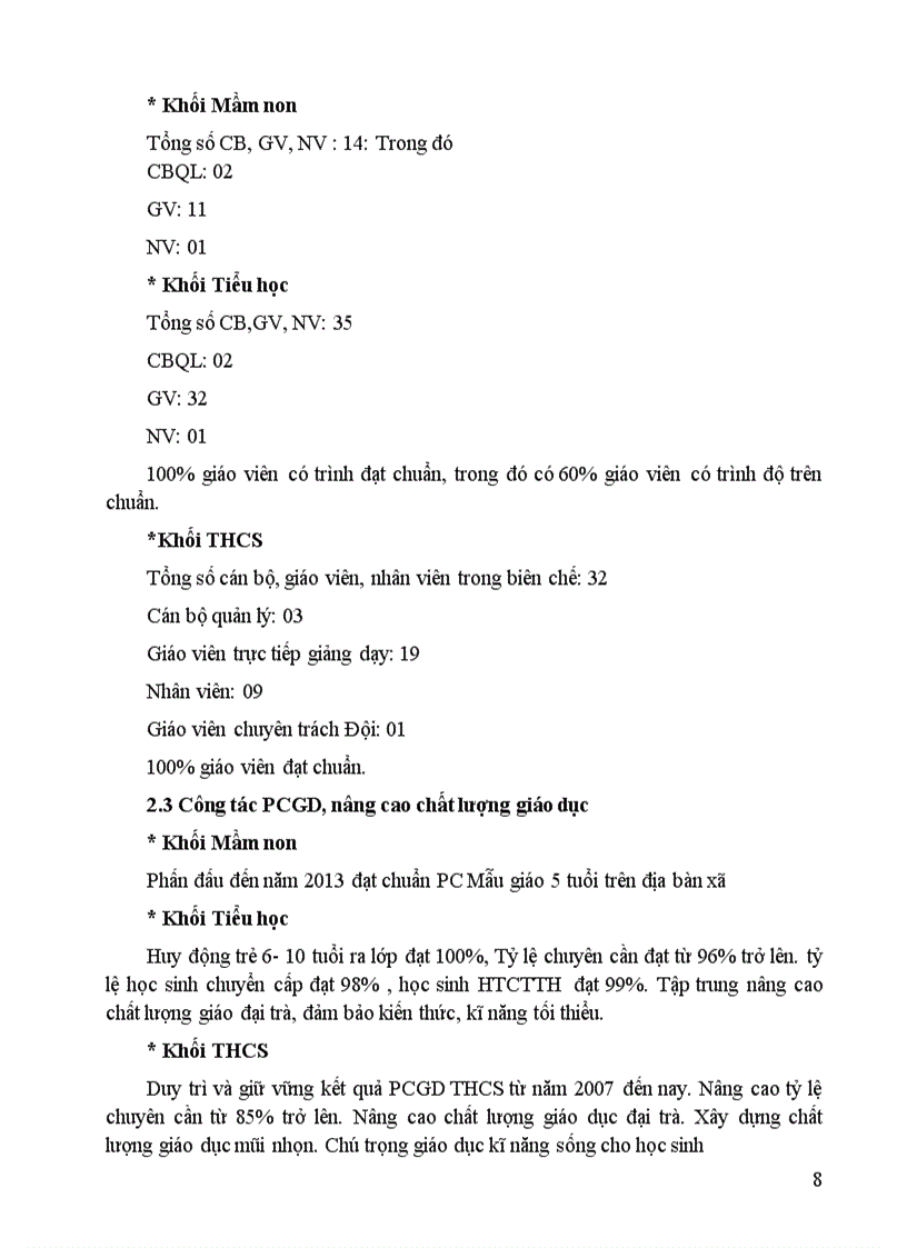 image for page Kế hoạch phat triển giáo dục năm học 2011 2012