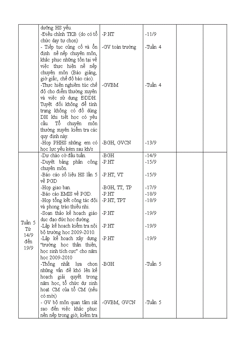 image for page Kế hoạch P HT tháng 9