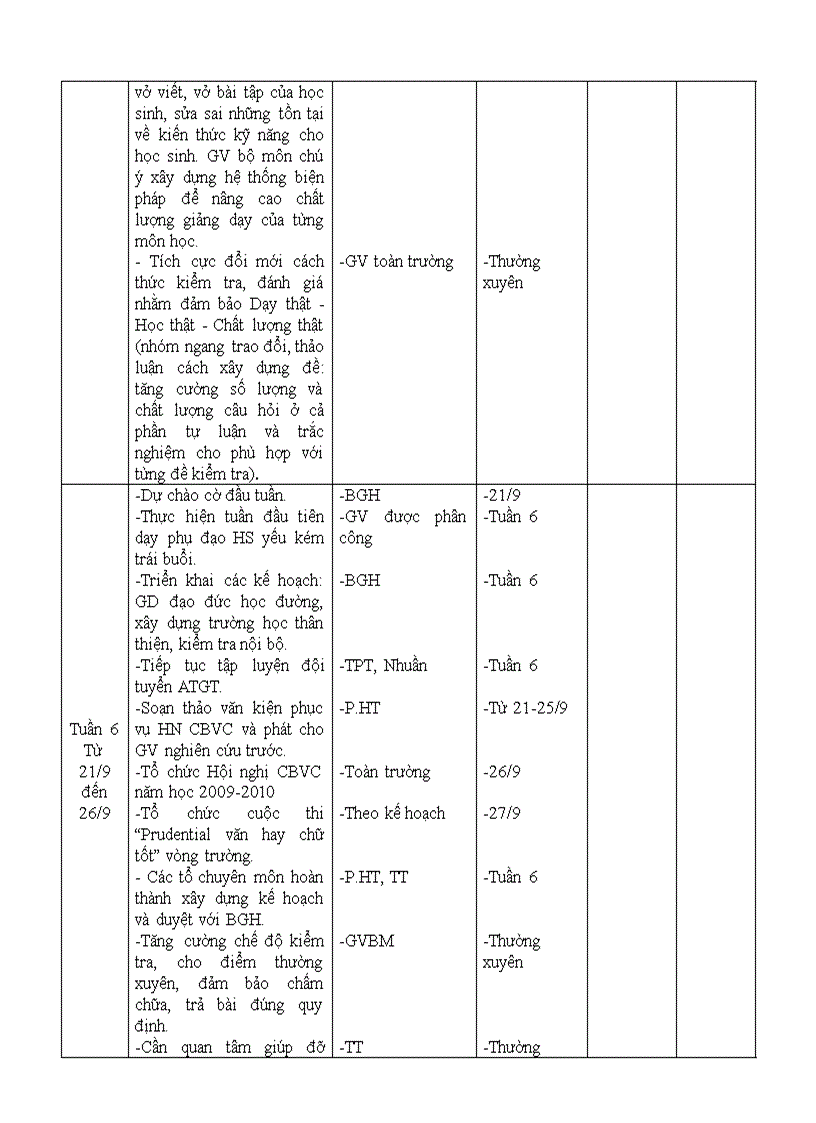 image for page Kế hoạch P HT tháng 9