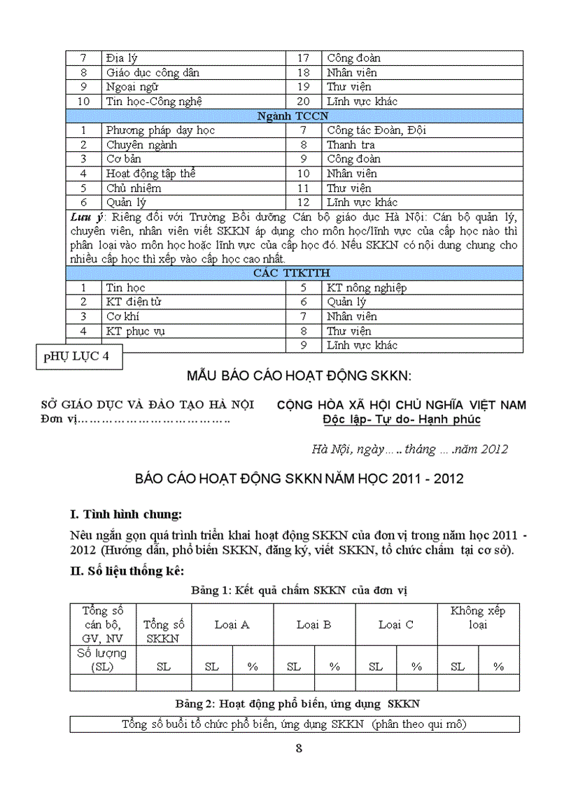 image for page Kế hoạch sử dụng CNTT năm học 2011 2012