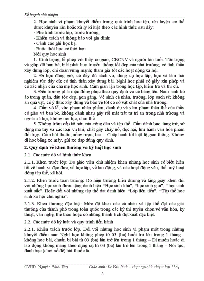 image for page Kế hoạch thực tập chủ nhiệm tham khảo