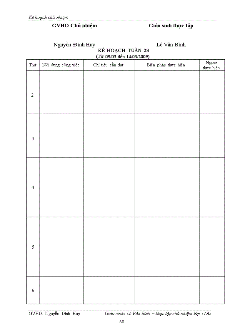 image for page Kế hoạch thực tập chủ nhiệm tham khảo