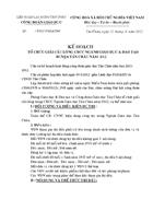 Kế hoạch tổ chức thi cầu lông ngành GD NH 2011 2012