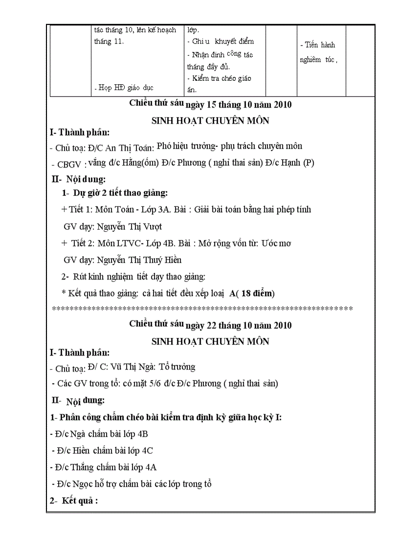 image for page Kế hoạch tổ khối 4 THQH