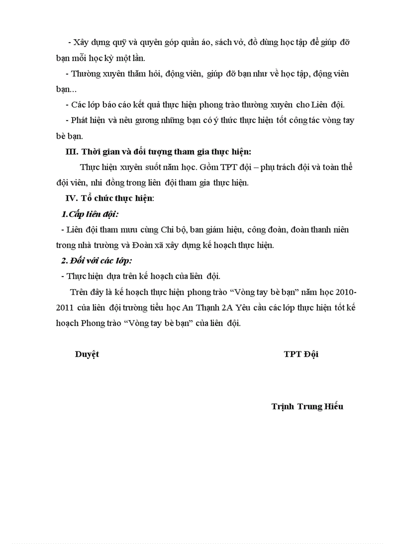 image for page Kế hoạch Trần Quốc Toản vòng tay bè bạn