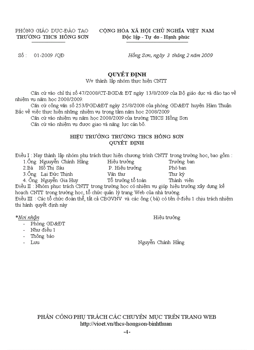 image for page Kế hoạch ứng dụng công nghệ thông tin