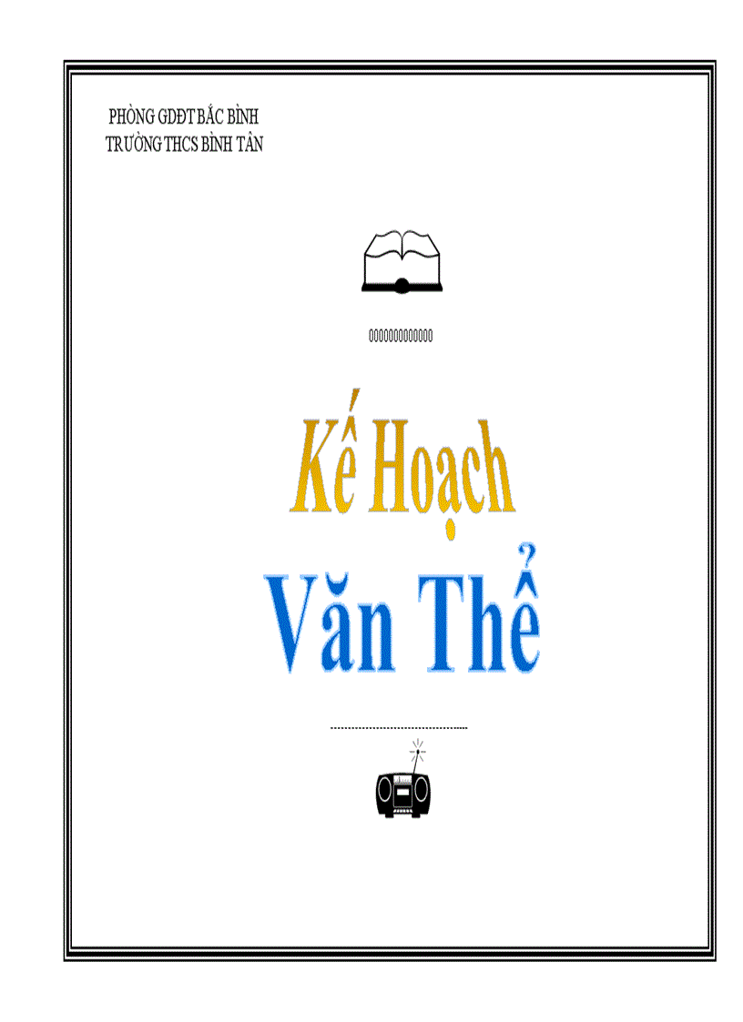 Ke hoach van the
