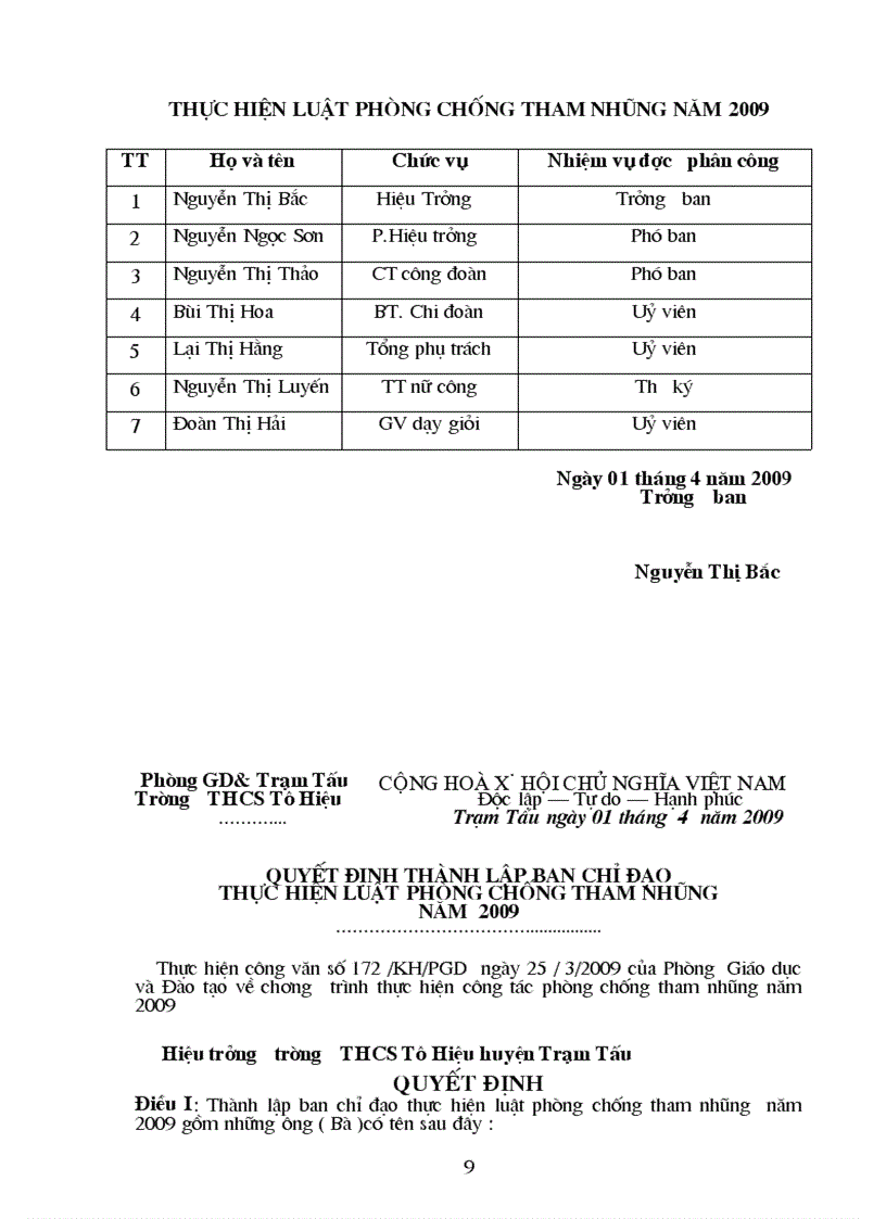 image for page Kế hoạch xây dựng trường học TT HSTC