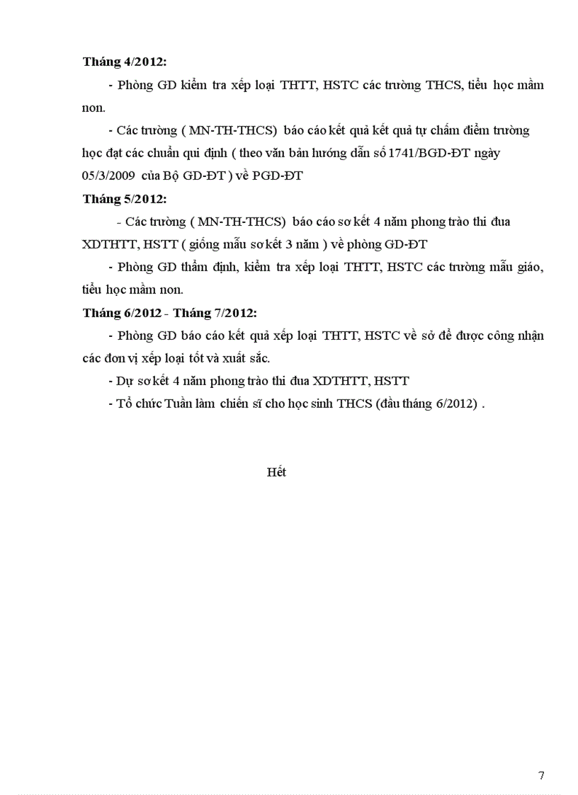 image for page Kế hoạch XD THTT HSTC năm học 2011 2012