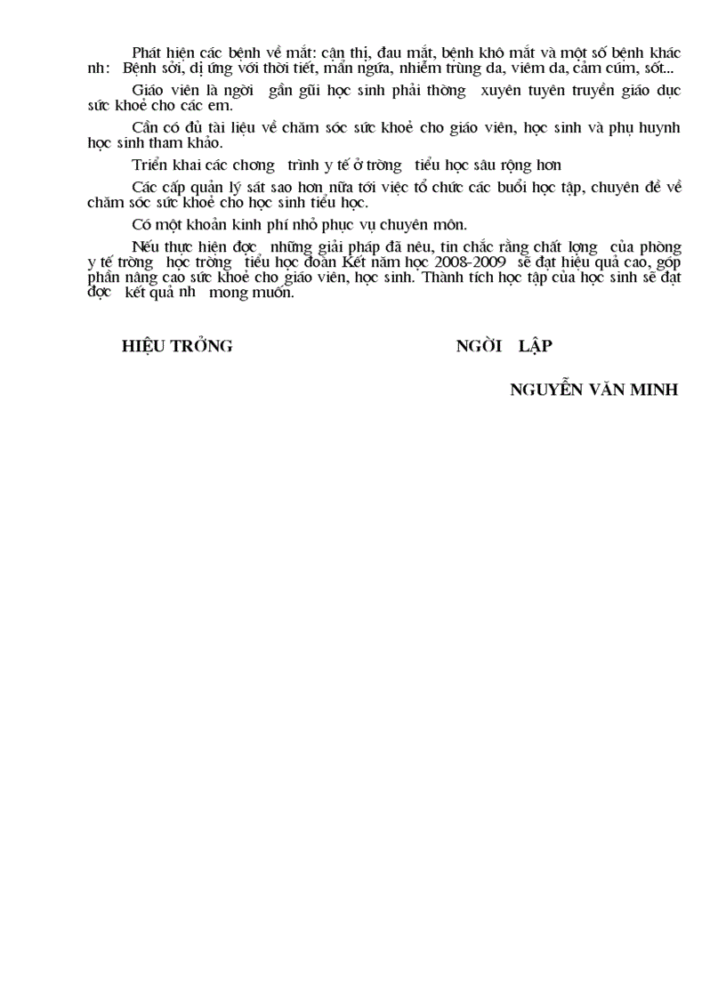 image for page Kế hoạch y tế trườngf học