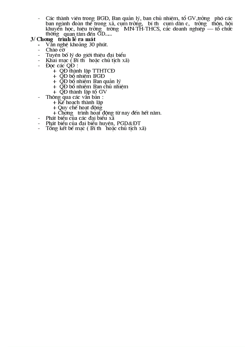 image for page Ke hoach to trinh quyet dinh van ban trung tam hoc tap cong dong