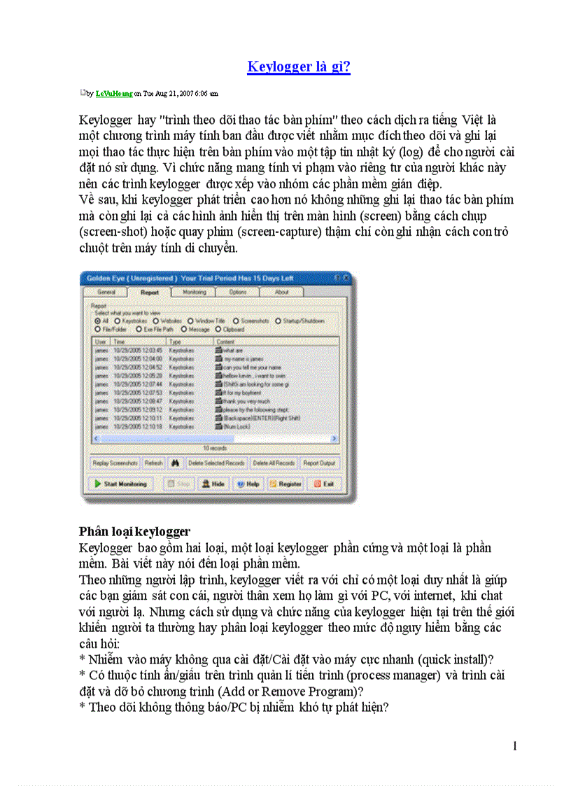 image for page Keylogger là gì