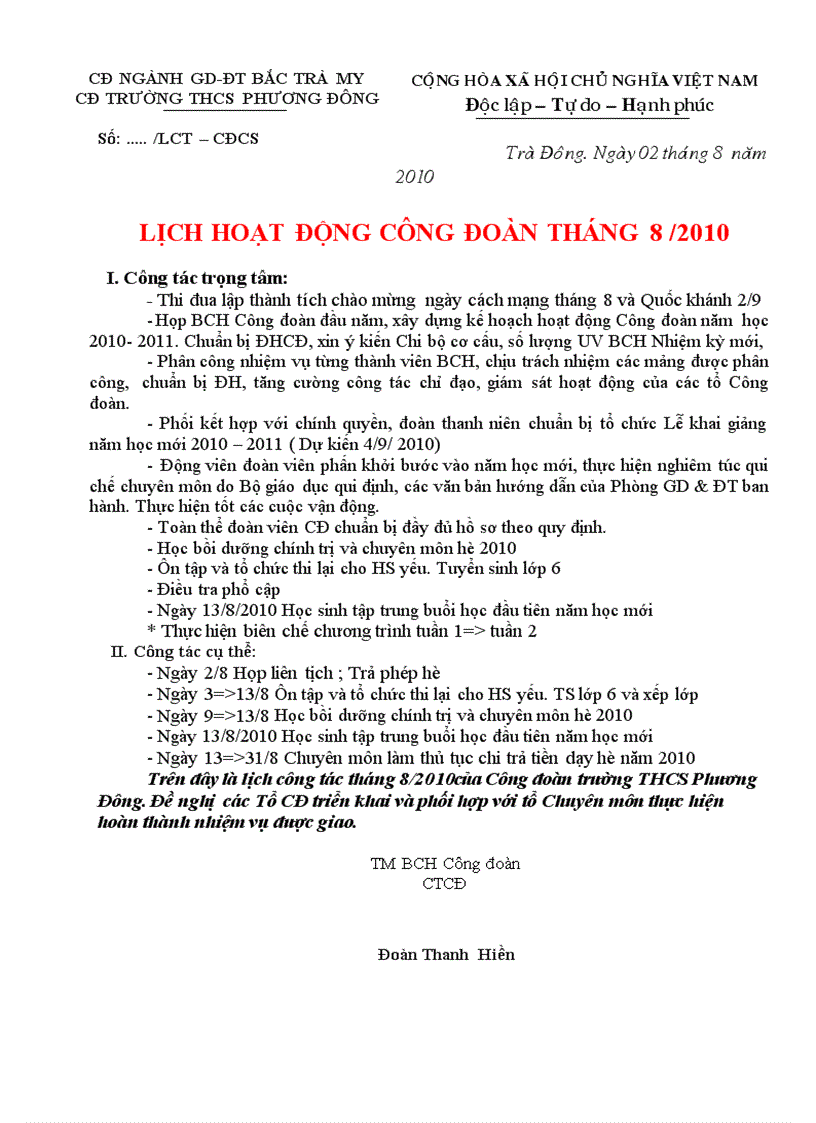 image for page KH Cong doan 2010 2011