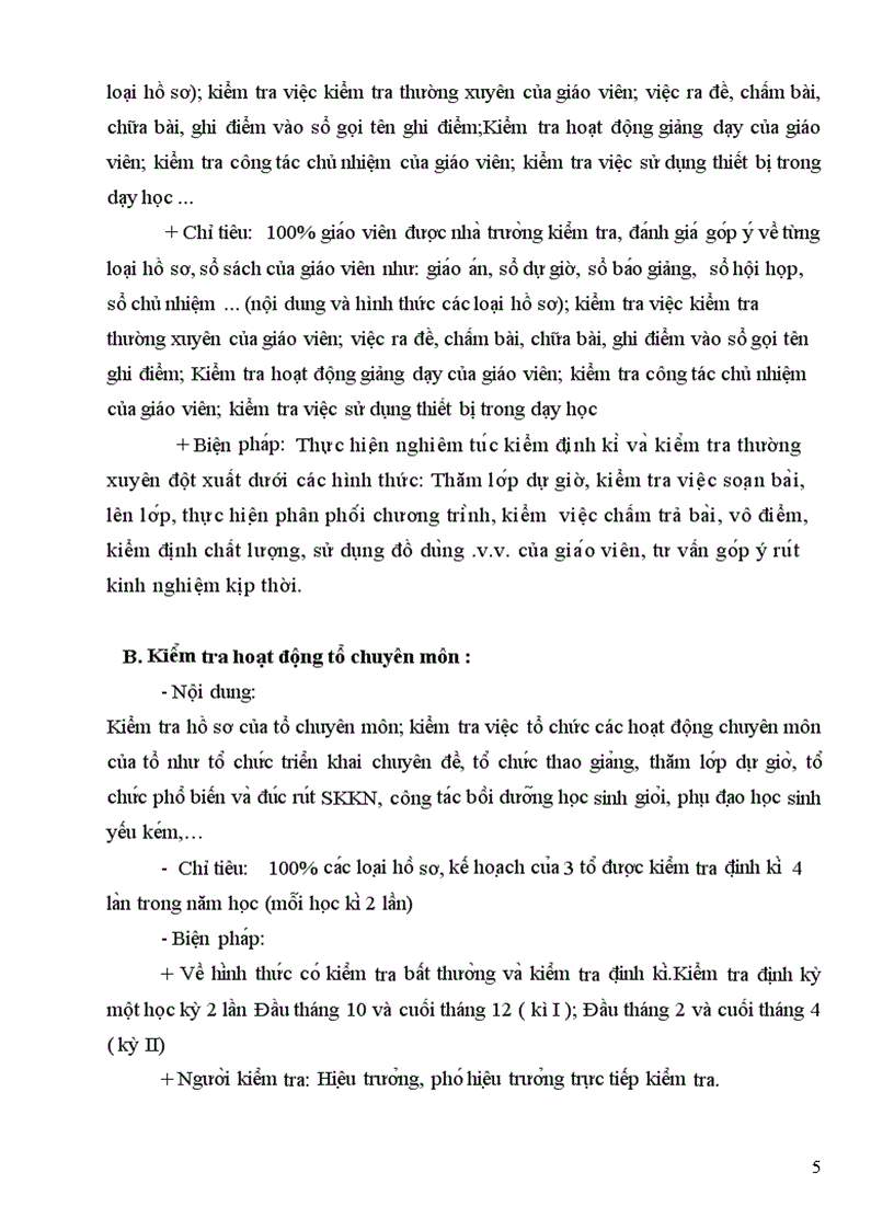 image for page KH kiểm tra nôị bộ trường học