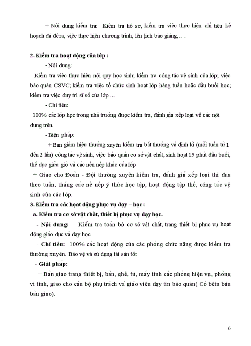 image for page KH kiểm tra nôị bộ trường học