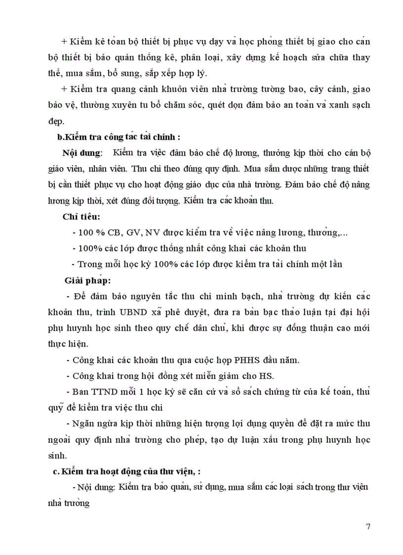 image for page KH kiểm tra nôị bộ trường học