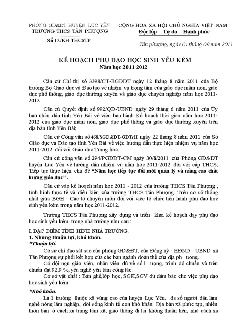 image for page KH phu dao hoc sinh yeu kem 2011 2012