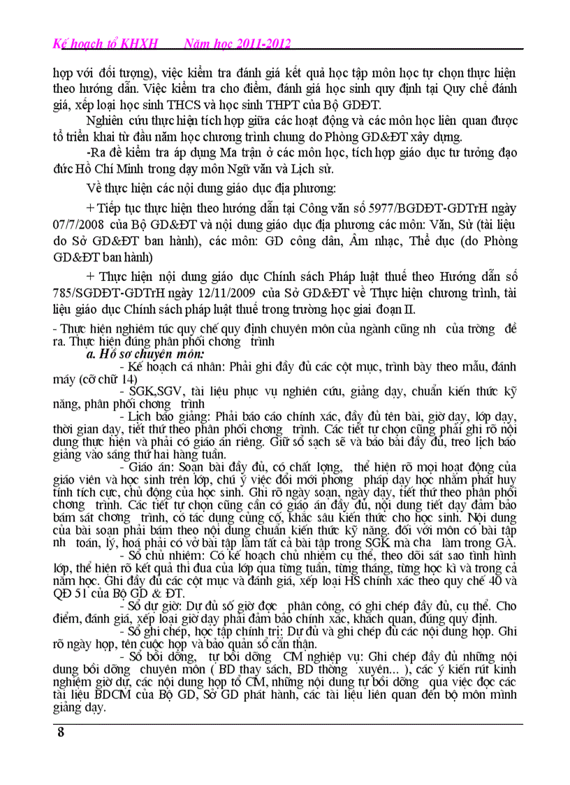 image for page KH tổ KHXH 2011 2012