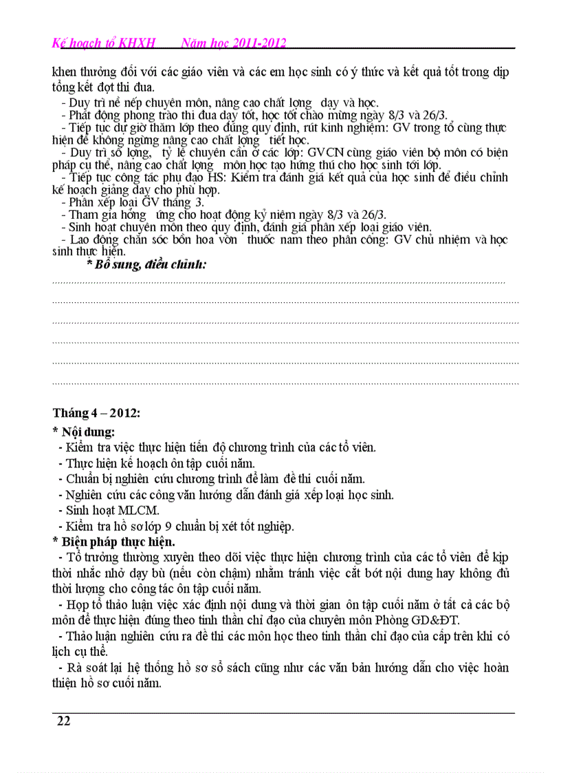 image for page KH tổ KHXH 2011 2012