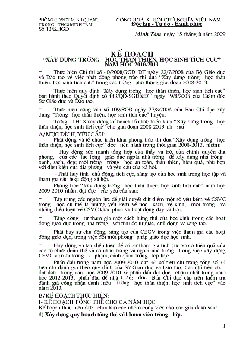 image for page KH XDPT truong hoc than thien 2010 2011