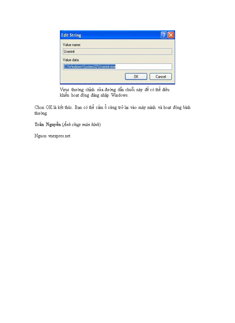 image for page Khắc phục không vào được Windows sau khi quyét vỉut