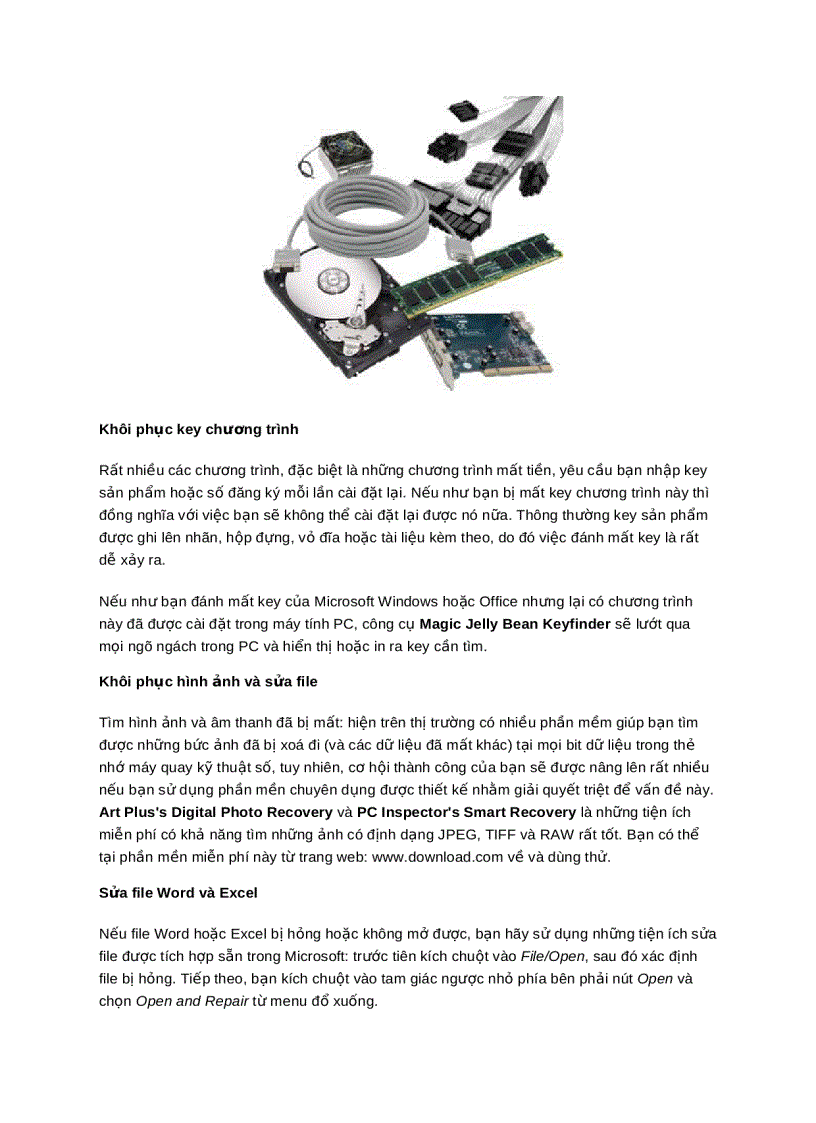 image for page Khắc phục lỗi phần mềm Window