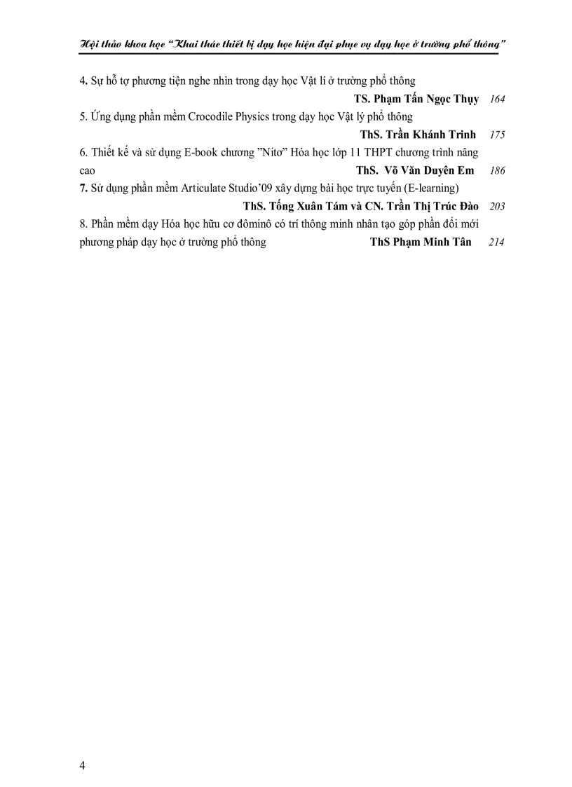 image for page Khai thác thiết bị dạy học ở trường phổ thông