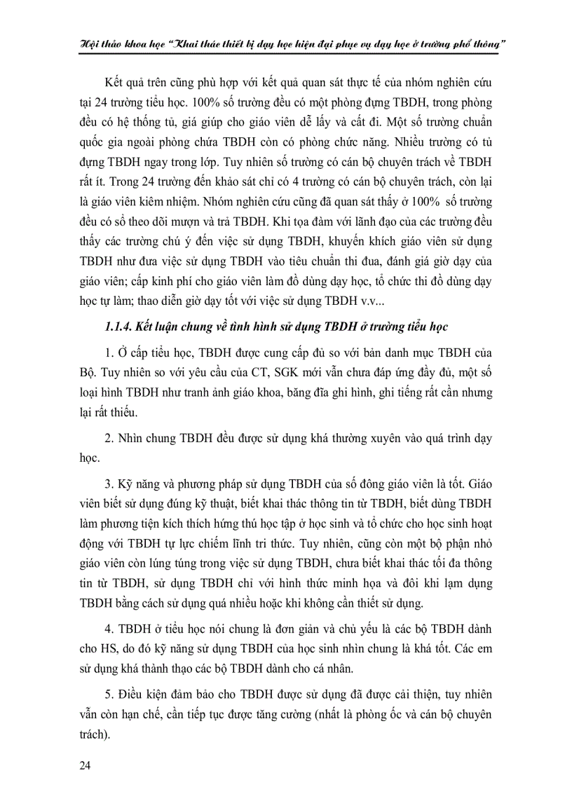 image for page Khai thác thiết bị dạy học ở trường phổ thông