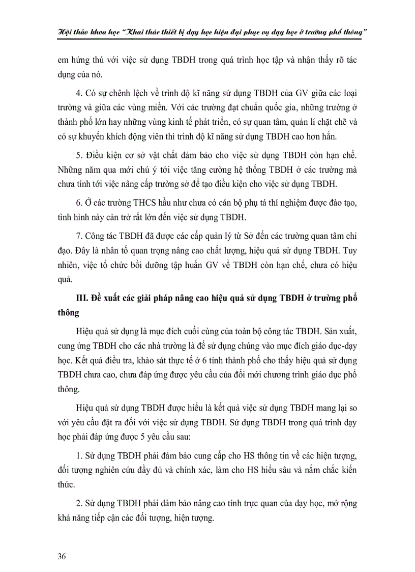 image for page Khai thác thiết bị dạy học ở trường phổ thông