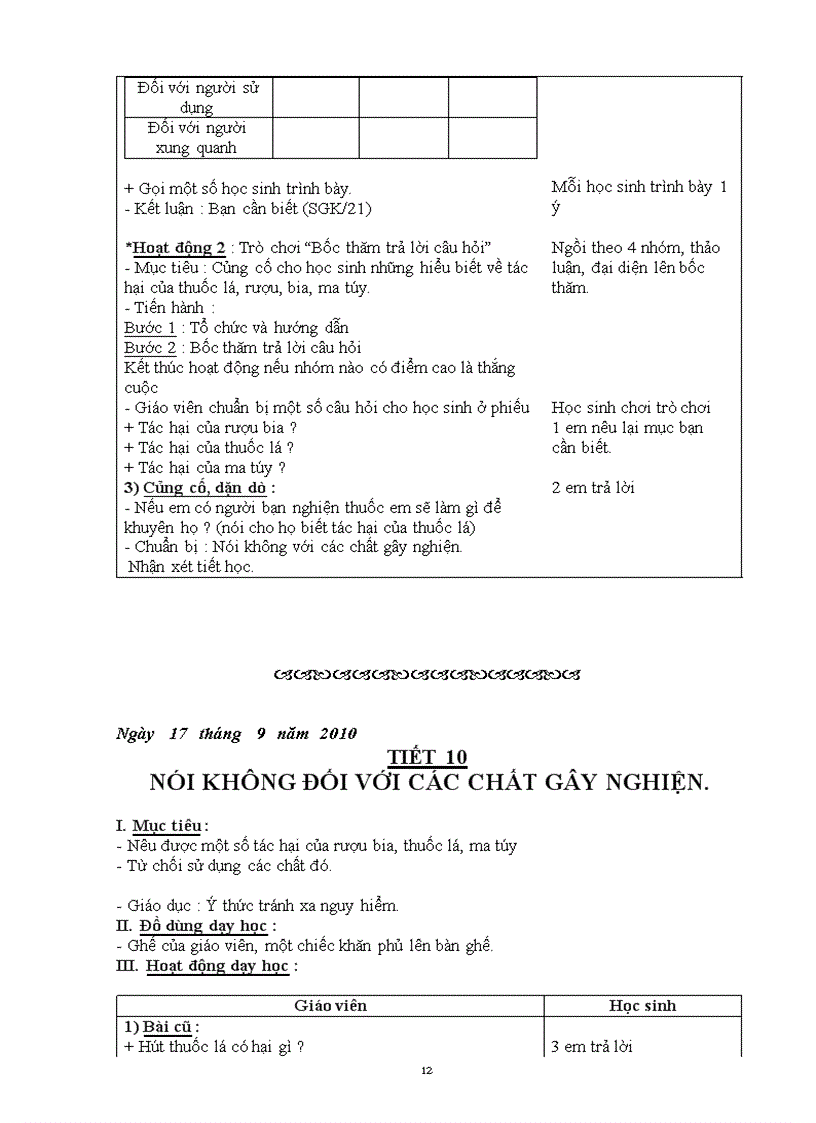 image for page Khoa học lớp 5 chuẩn kiến thức 2010 2011