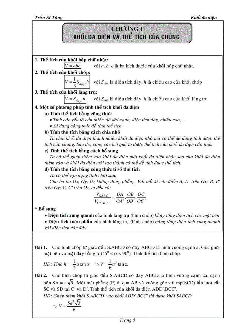 image for page Khối đa diện OTĐH