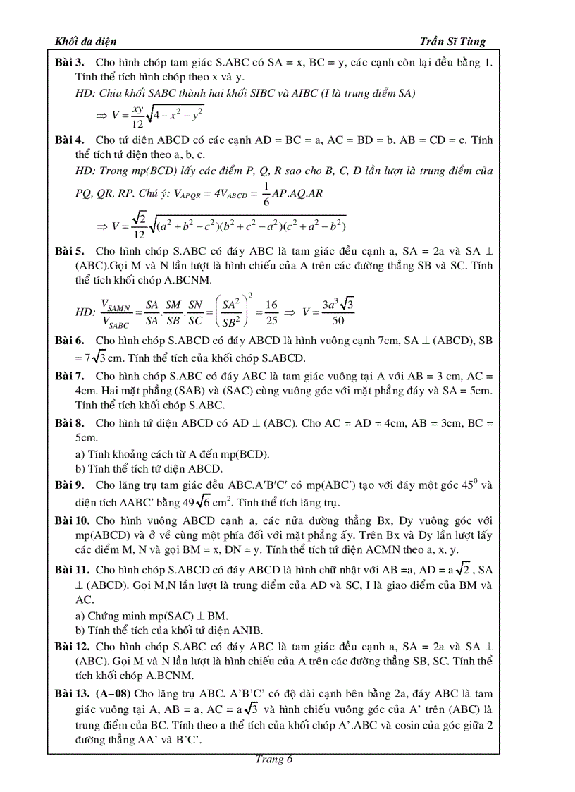 image for page Khối đa diện OTĐH