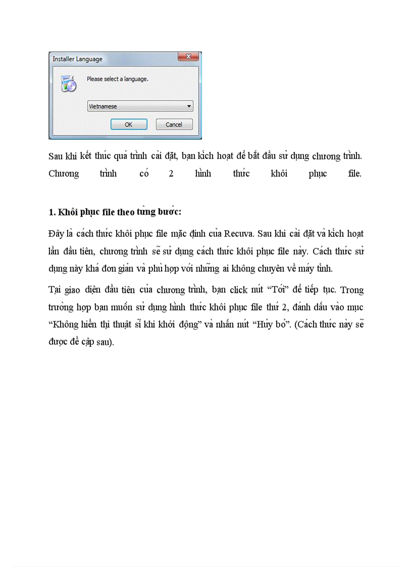 image for page Khôi phục dữ liệu bị mất trong ổ cứng thẻ nhớ usb